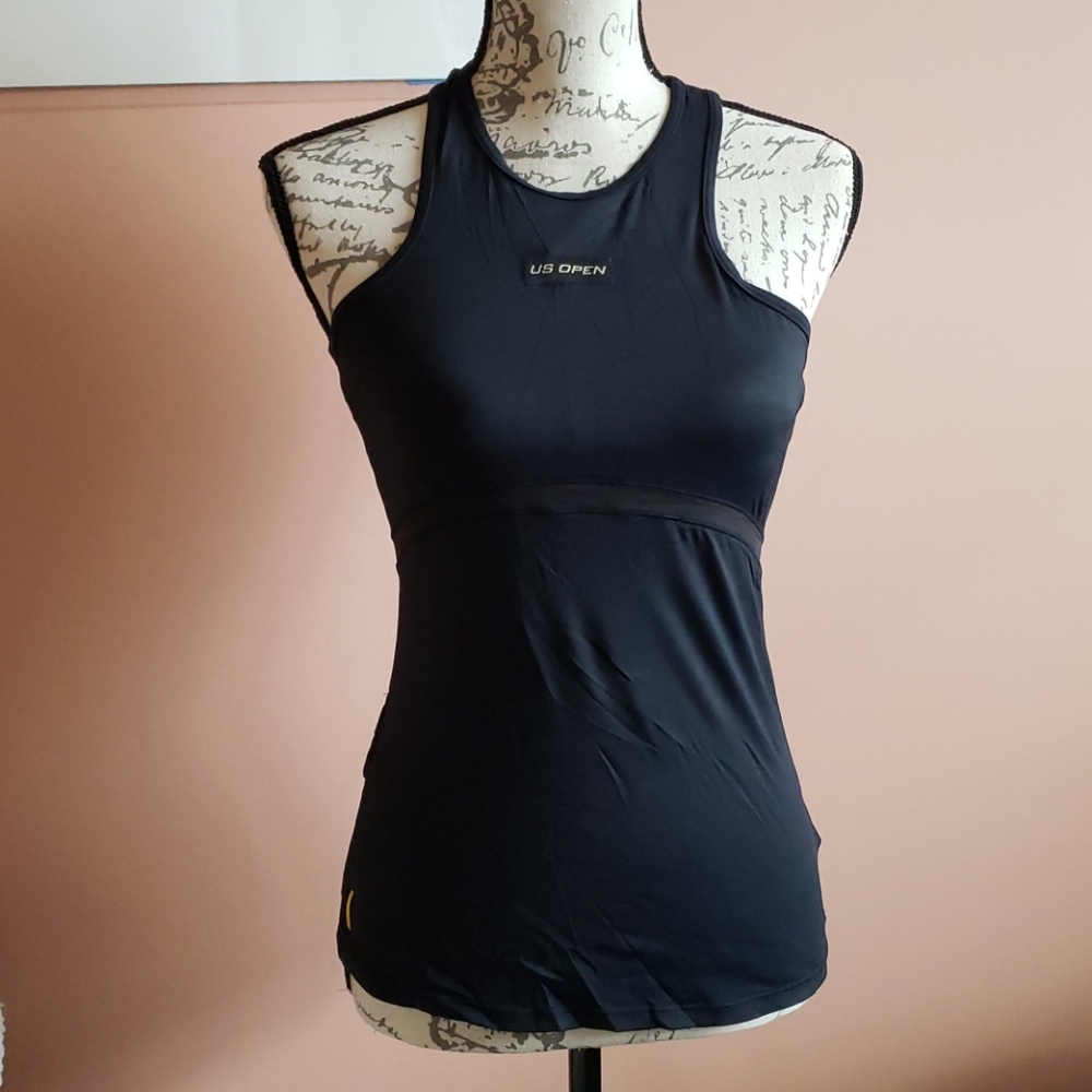NEW Lolë Black Tank Top Built-in Bra | Size S Running Activewear